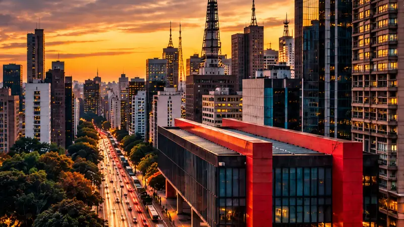 MASP na Avenida Paulista, referência metropolitana central